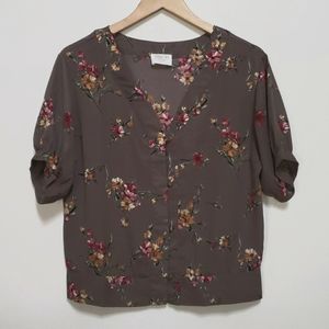 Sienna Sky Floral Top Sz M   *final price*